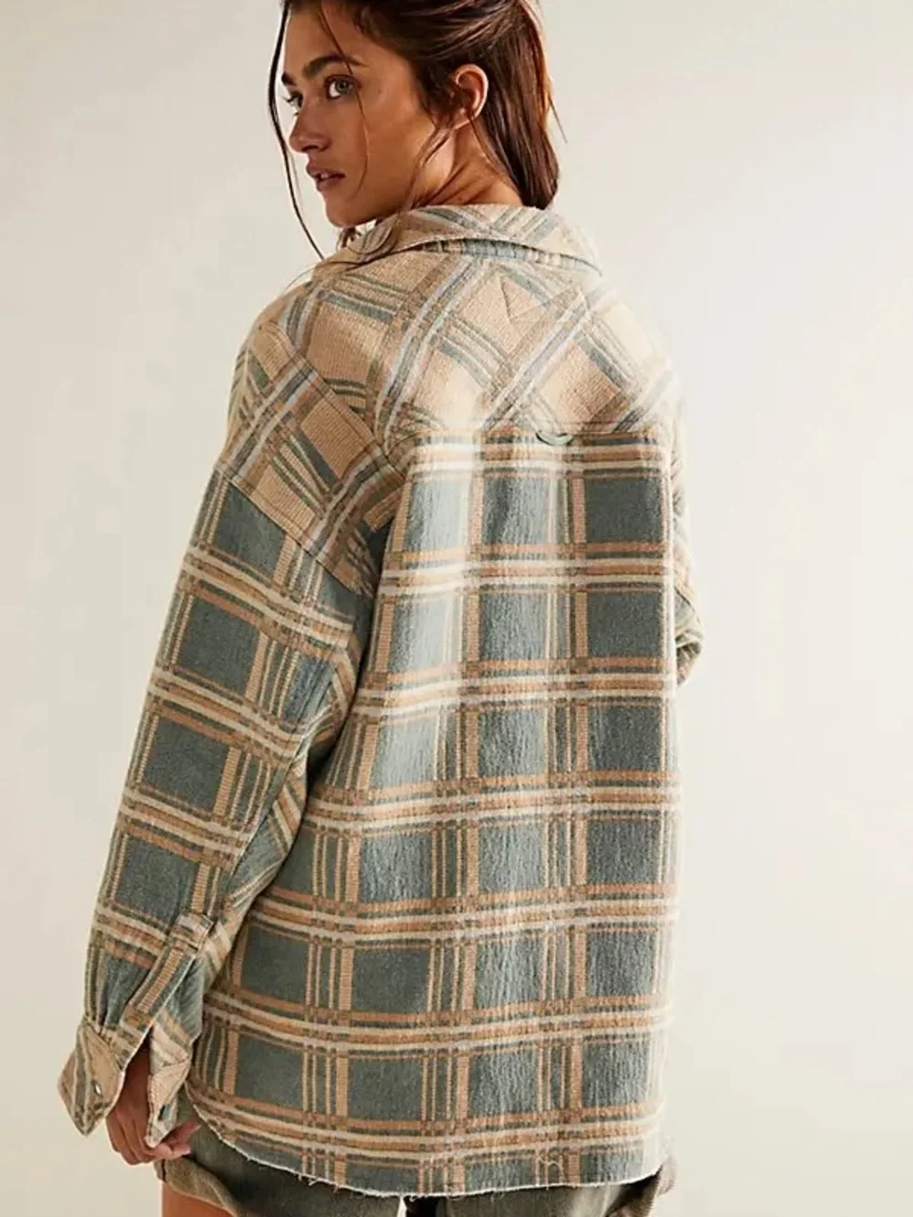 We The Free Arizona Sky Jacquard Plaid Shirt - Picture 2 of 12